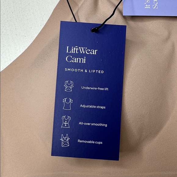 NWT Honeylove LiftWear Cami Bra Top with Built in Shaping Color Sand Size L - Picture 10 of 13